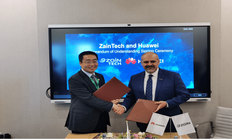 ZainTECH signs memorandum with Huawei to introduce new digital solutions and cloud services across various industries