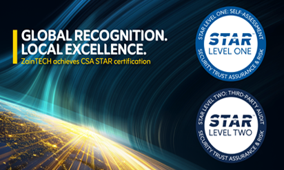 ZainTECH achieves CSA STAR Certification, advancing Regional Cloud Security Compliance