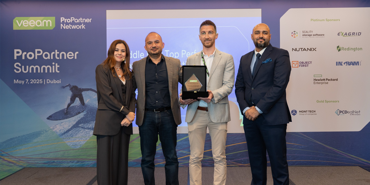 ZainTECH Named Middle East Top Performing Cloud Partner of the Year by Veeam