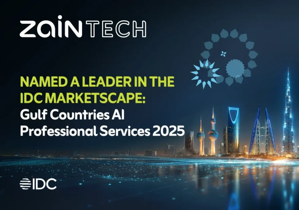 ZainTECH Named a Leader in IDC MarketScape: Gulf Countries AI Professional Services