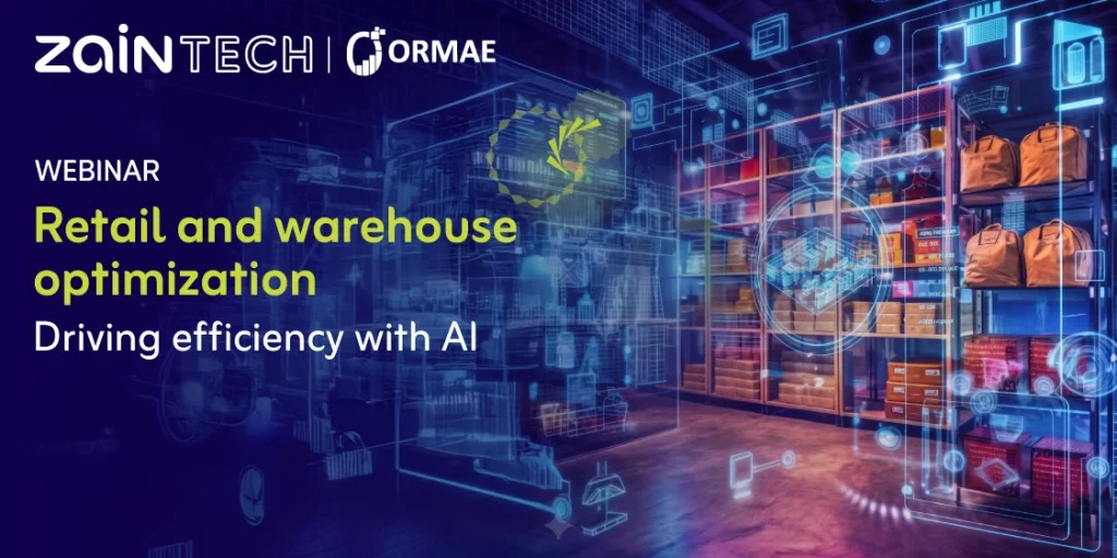 AI-driven retail planning and warehouse optimization webinar hosted by ZainTECH and ORMAE